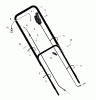 Murray 22606x6A - Ultra 22" Walk-Behind Mower (1998) Ersatzteile Handle Assembly