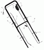Murray 22607x71B - B&S/ 22" Walk-Behind Mower (1999) (Quality Stores) Ersatzteile Handle Assembly