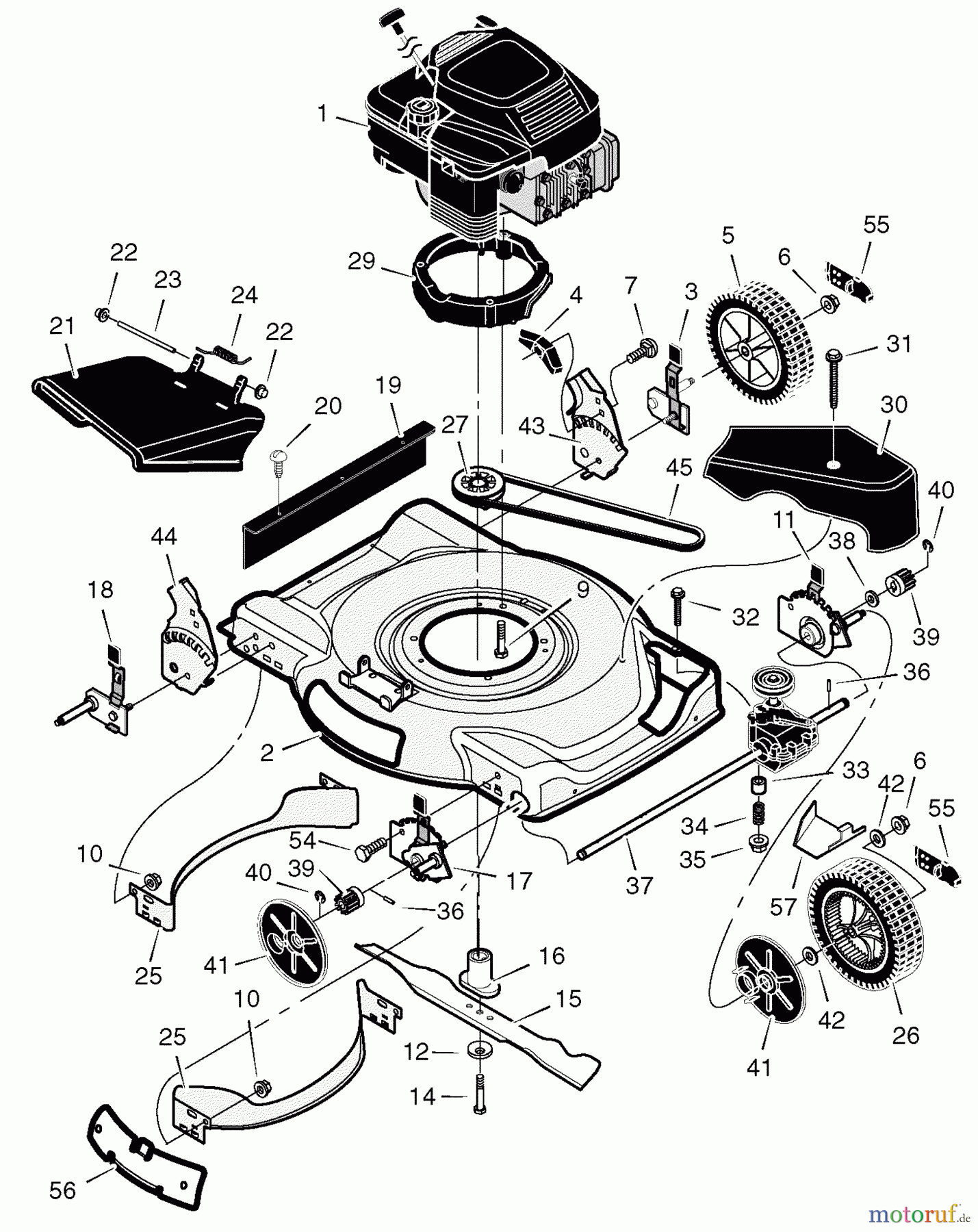 Murray Rasenmäher 226111x92B - B&S/Murray 22