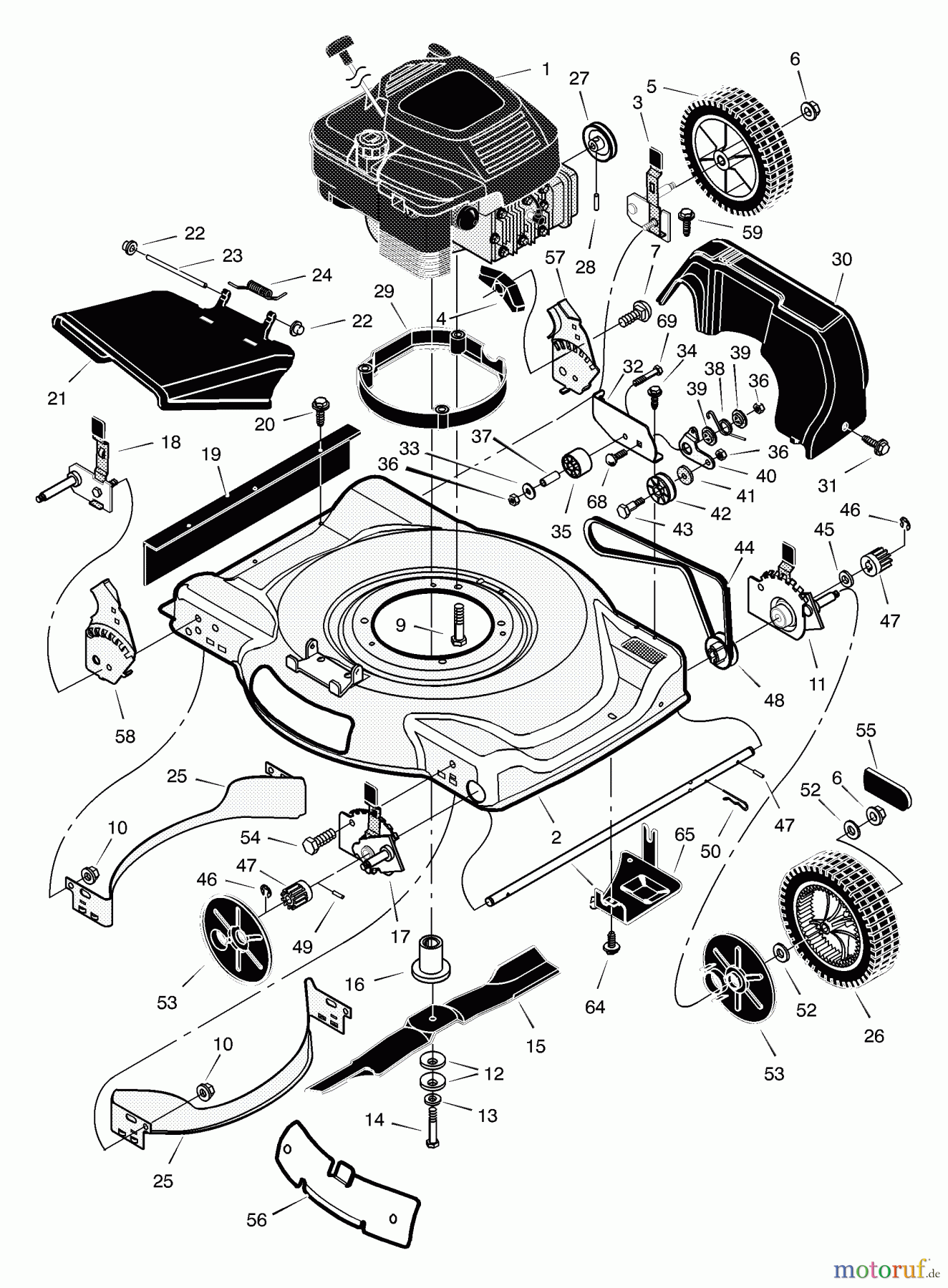 Murray Rasenmäher 226130x92A - B&S/Murray 22