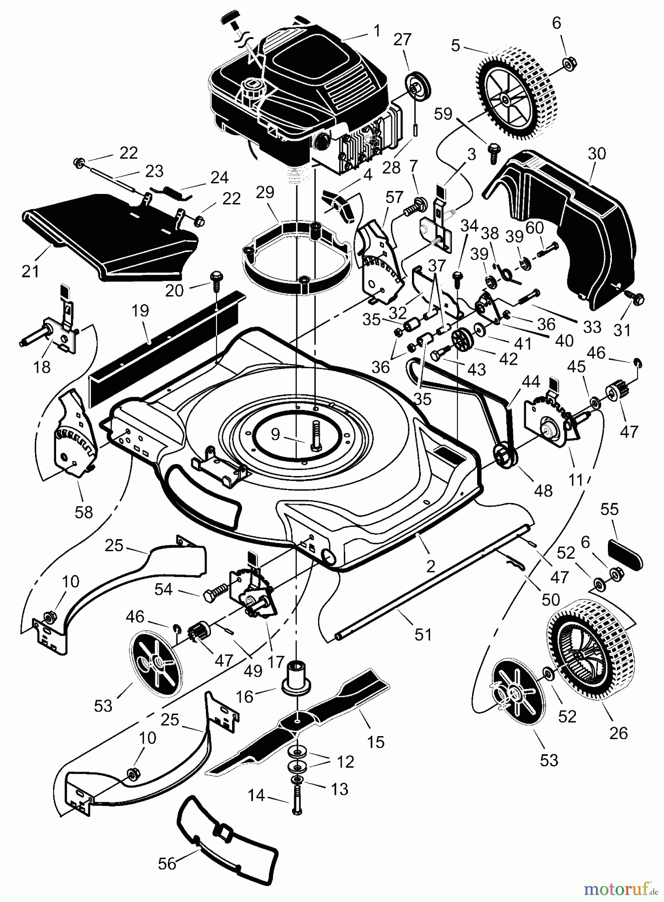 Murray Rasenmäher 22615x92A - B&S/Murray 22