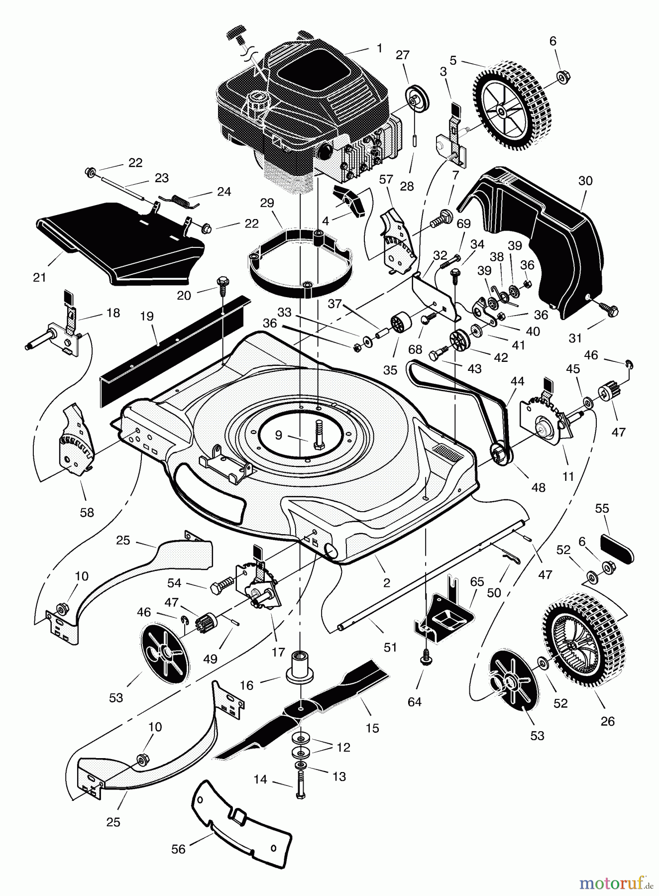Murray Rasenmäher 22617x92B - B&S/Murray 22
