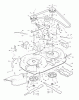 Murray 38702x8D - Scotts 38" Lawn Tractor (1996) (Home Depot) Ersatzteile Mower Housing