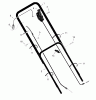 Murray 22646x6B - Ultra 22" Walk-Behind Mower (1999) Ersatzteile Handle Assembly
