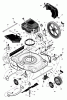 Murray 22646x6E - Ultra 22" Walk-Behind Mower (2001) Ersatzteile Mower Housing Assembly (part 1)