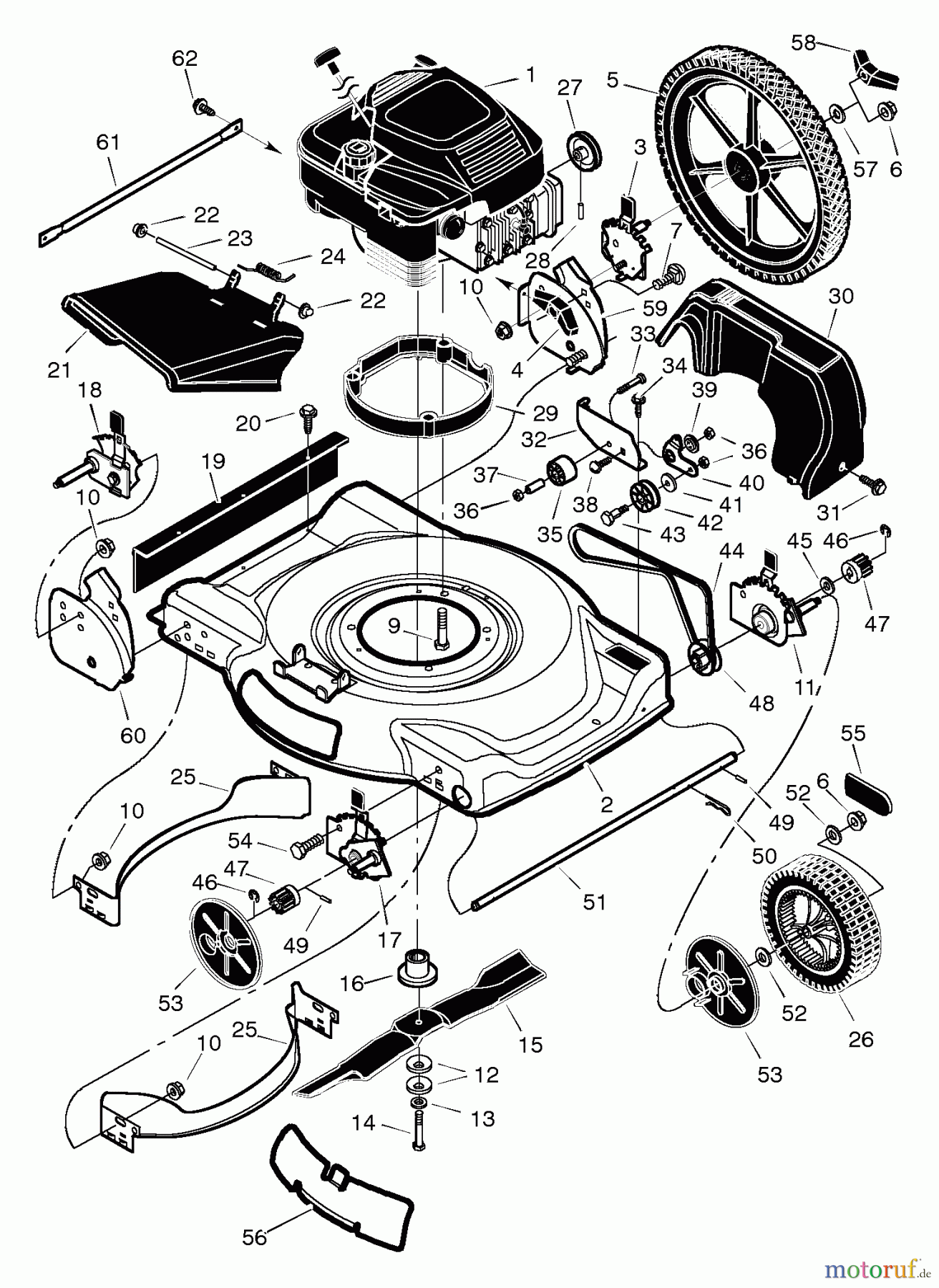  Murray Rasenmäher 22648x71A - B&S/Murray 22