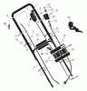 Murray 22716x192A - B&S/ 22" Walk-Behind Mower (2000) (Walmart) Ersatzteile Handle Assembly