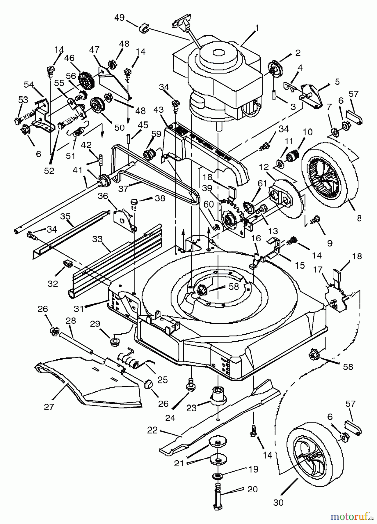 Murray Rasenmäher 22756x192B - B&S/Murray 22
