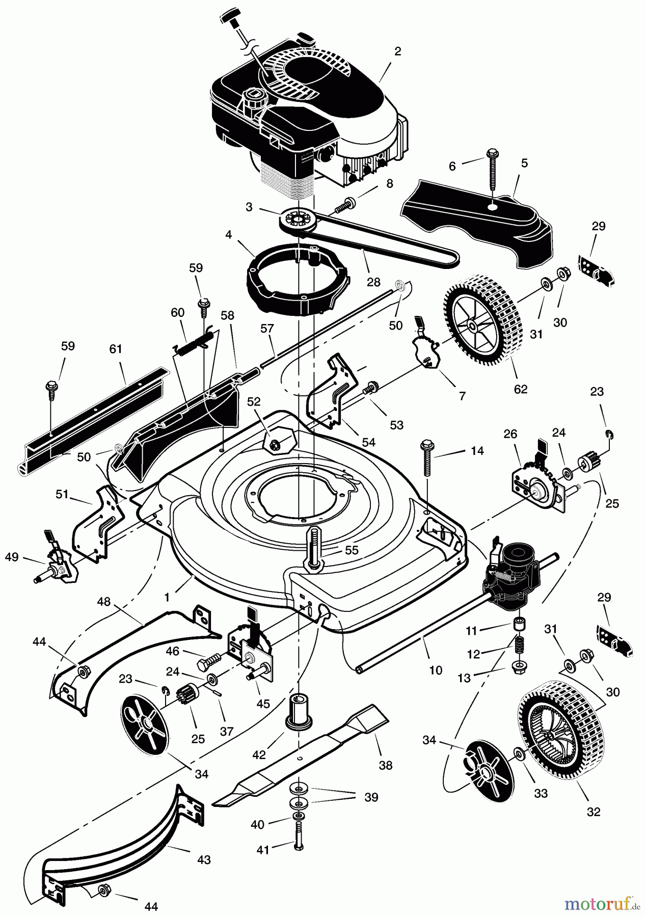 Murray Rasenmäher 228511x31C - Scotts 22