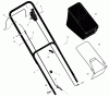 Murray 228511x8D - Scotts 22" Walk-Behind Mower (2003) (Home Depot) Ersatzteile Handle & Bag Assembly