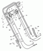 Murray 22855x6A - Ultra 22" Walk-Behind Mower (1996) Ersatzteile Handle Assembly