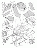 Murray 22859x7A - Scotts 22" Walk-Behind Mower (1996) (Home Depot) Ersatzteile Mower Housing Assembly