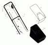 Murray 228610x30A - 22" Walk-Behind Mower (2005) Ersatzteile Handle & Bag Assembly