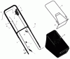 Murray 228610x692A - Stanley 22" Walk-Behind Mower (2003) Ersatzteile Handle And Grass Bag