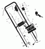 Murray 228650x89A - Yard King Performance 22" Walk-Behind Mower (2001) Ersatzteile Handle Assembly