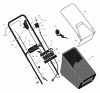 Murray 228650x89B - Yard King Performance 22" Walk-Behind Mower (2002) Ersatzteile Handle And Bag Assembly