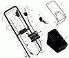 Murray 228650x99A - B&S/ 22" Walk-Behind Mower (2003) (AAFES) Ersatzteile Handle And Bag Assembly