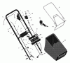 Murray 228670x8A - Scotts 22" Walk-Behind Mower (2001) (Home Depot) Ersatzteile Handle & Bag Assembly