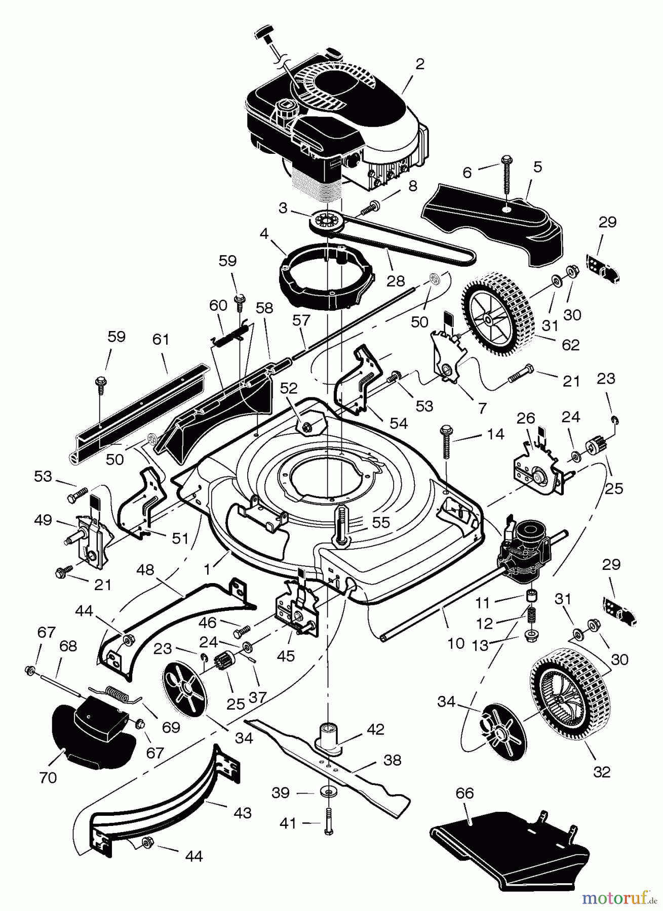 Murray Rasenmäher 228690x24B - B&S/Murray 22