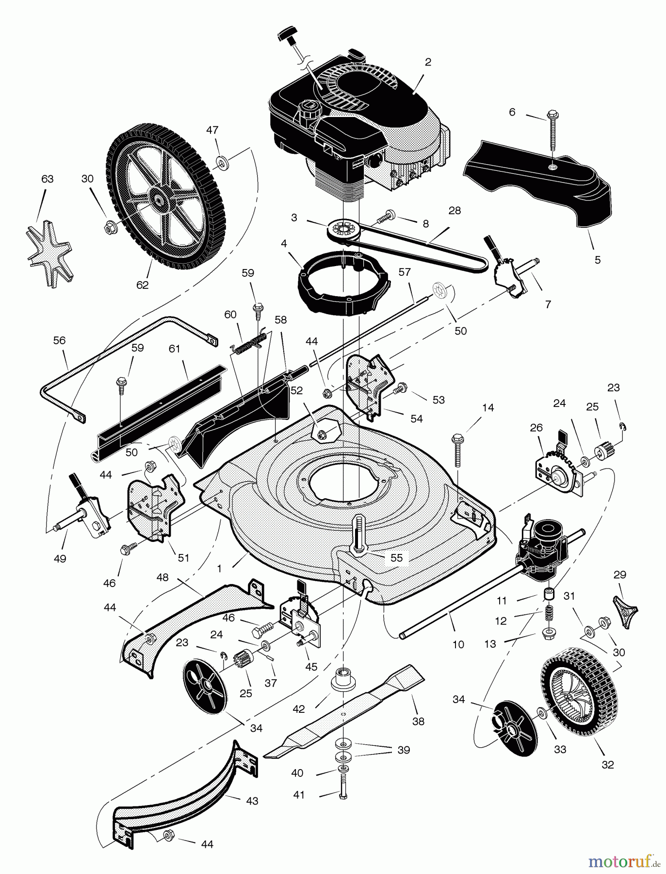  Murray Rasenmäher 229510x48B - B&S/Murray 22