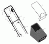 Murray 22955x31A - Scotts 22" Walk-Behind Mower (2000) (Home Depot) Ersatzteile Handle & Bag Assembly