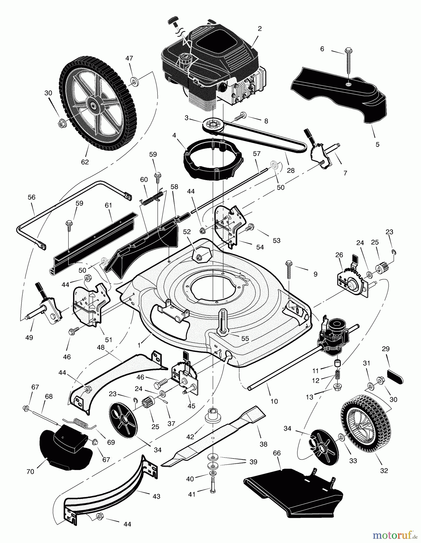 Murray Rasenmäher 229610x199A - B&S/Murray 22