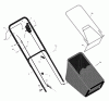 Murray 229610x89C - Yard King Performance 22" Walk-Behind Mower (2002) Ersatzteile Handle And Bag Assembly