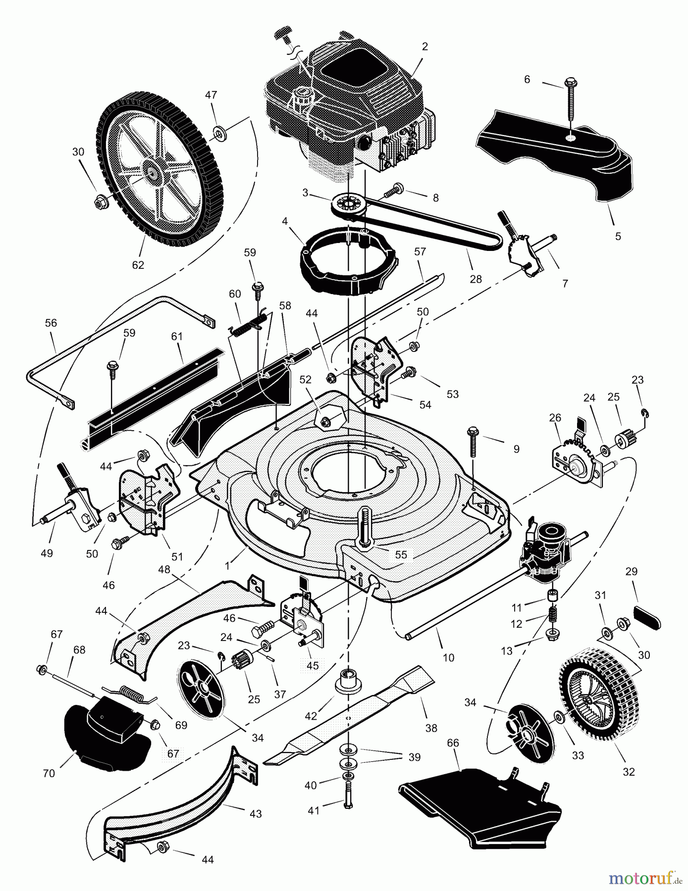 Murray Rasenmäher 229610x89C - Yard King Performance 22