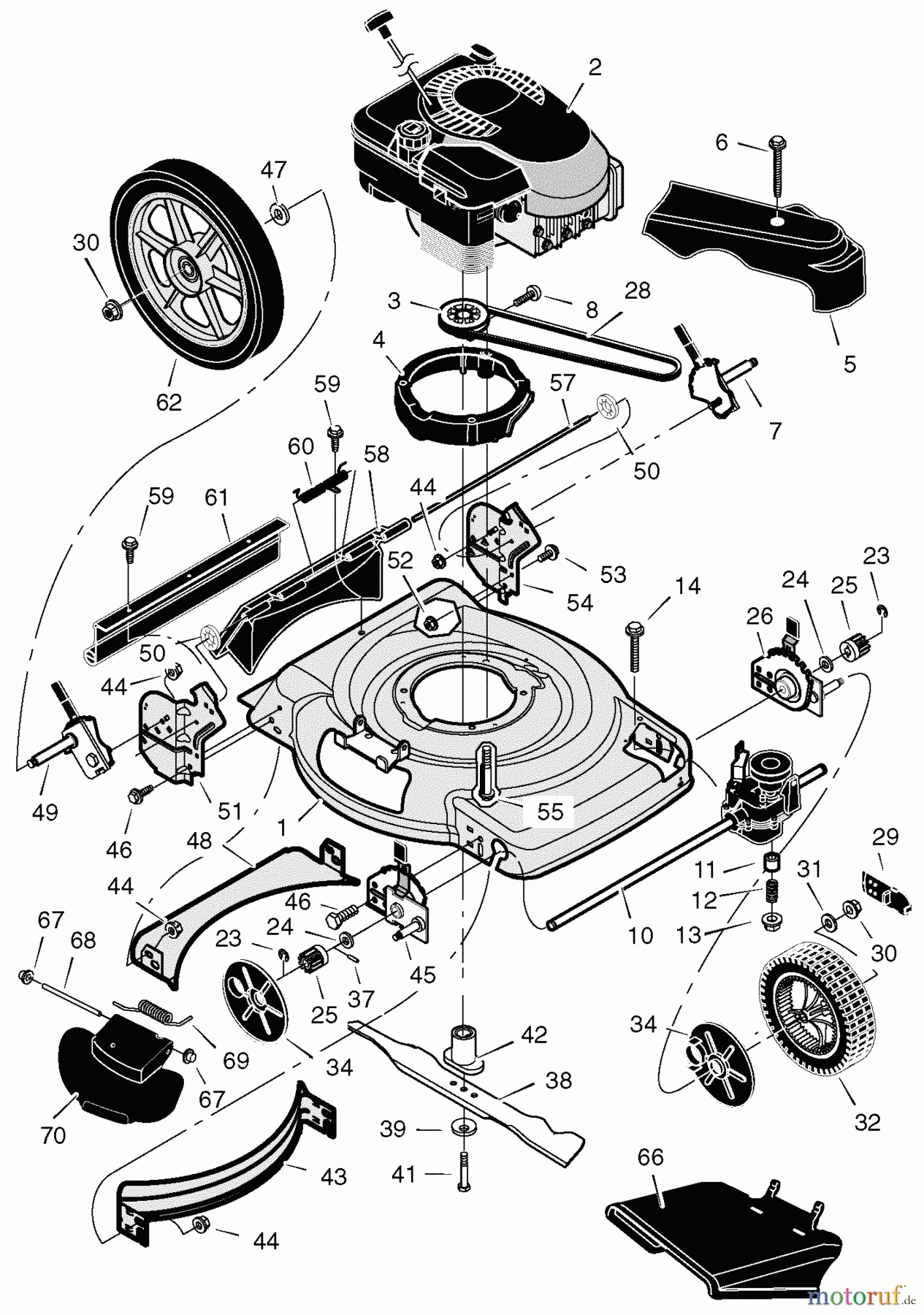  Murray Rasenmäher 229611x48A - B&S/Murray 22