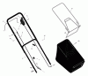Murray 229611x83A - B&S/ 22" Walk-Behind Mower (2005) (Walmart) Ersatzteile Handle & Bagger Assembly
