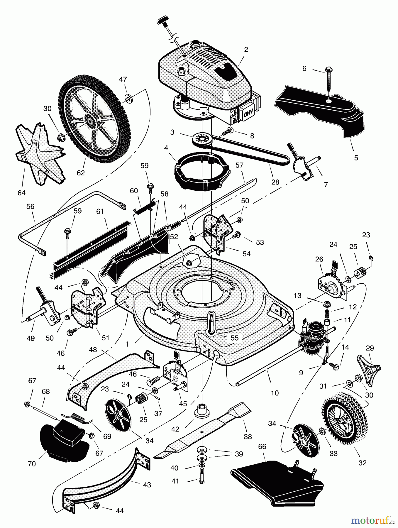 Murray Rasenmäher 229630x8B - Scotts 22