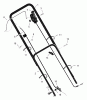 Murray 22965x8B - Scotts 22" Walk-Behind Mower (2000) (Home Depot) Ersatzteile Handle Assembly