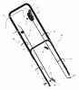 Murray 22966x8A - Scotts 22" Walk-Behind Mower (2000) (Home Depot) Ersatzteile Handle Assembly