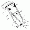 Murray 261010x10B - B&S/ 26" Walk-Behind Mower (2002) (Western Auto) Ersatzteile Handle Assembly