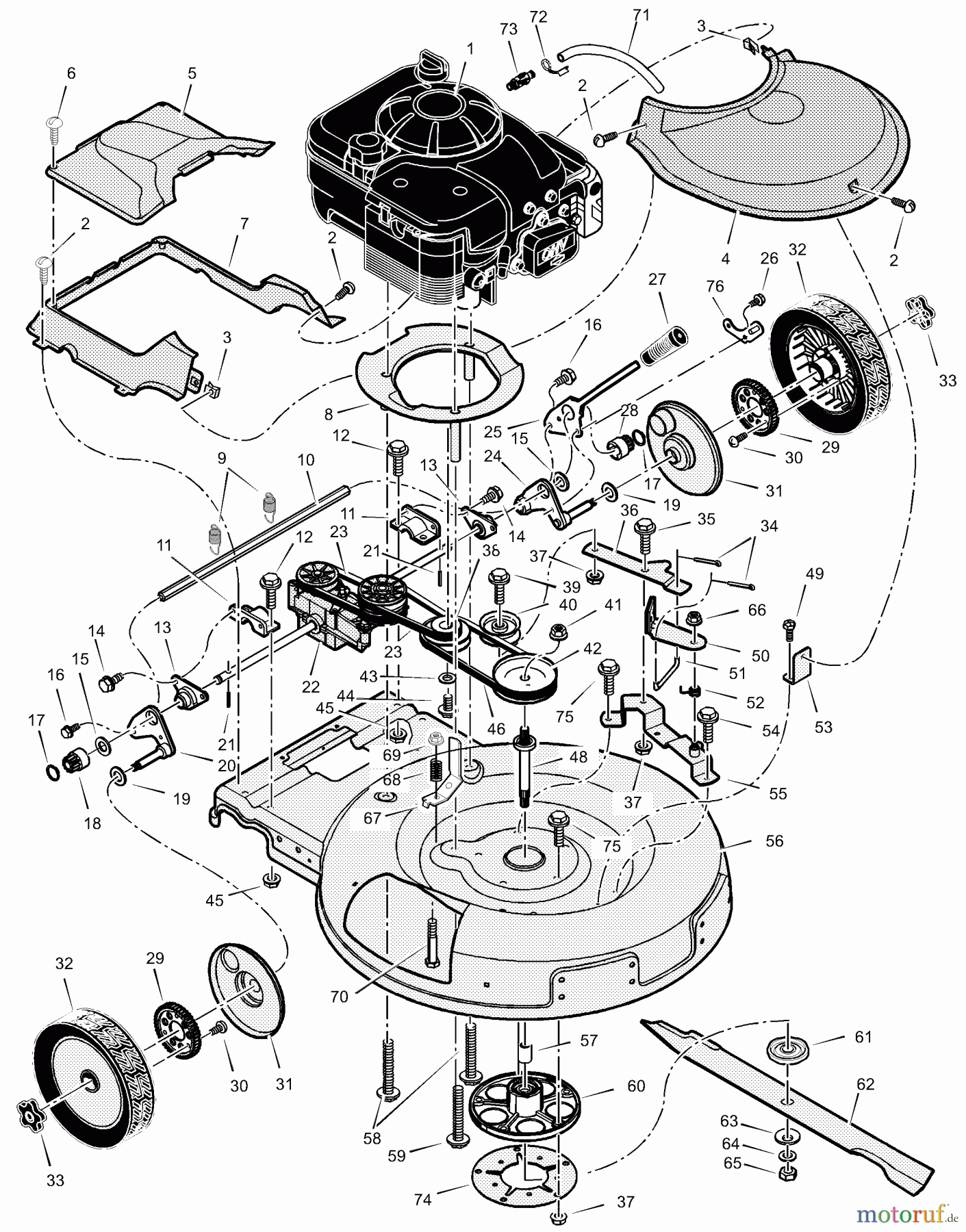 Murray Rasenmäher 261011x89A - Yard King Performance 26