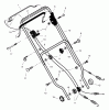 Murray 261031x692A - Stanley 26" Walk-Behind Mower (2001) Ersatzteile Handle Assembly