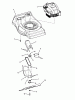 Murray BTPV21675E (7800268) - Brute 21" Walk-Behind Mower (2008) Ersatzteile Engine and Blade Assembly (BTPV21)