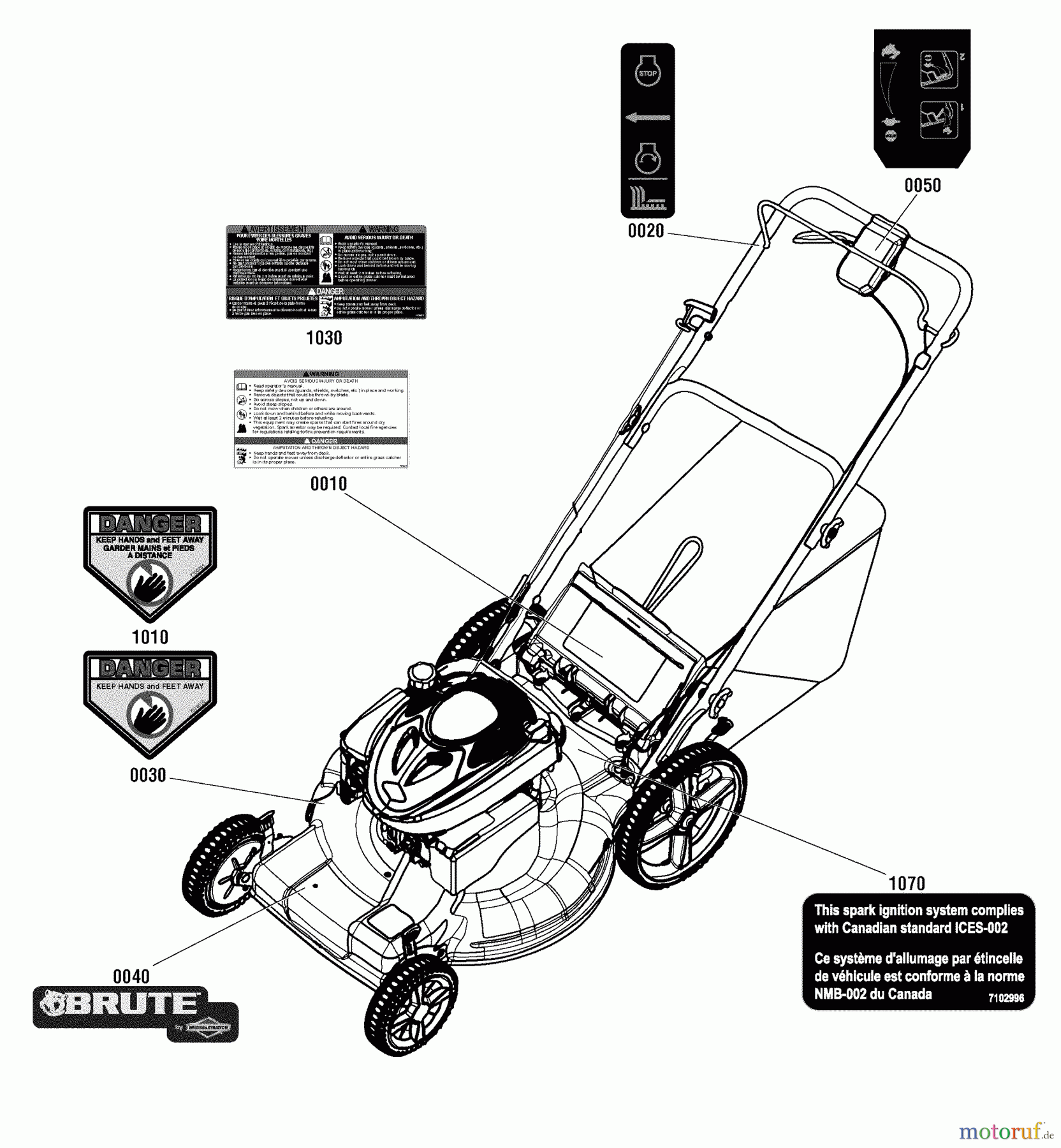 Murray Rasenmäher BTSPV22675HWFC (7800892) - Brute 22
