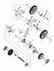 Murray BTXP22675HW (7800802) - Brute 22" Walk-Behind Mower (2011 Ersatzteile Transmission & Wheels Group