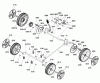 Murray BTXPV22725 (7800886) - Brute 22" 7.25GT Steel Deck Self-Propelled Walk-Behind Mower (2012) Ersatzteile Wheels Group (7501792)