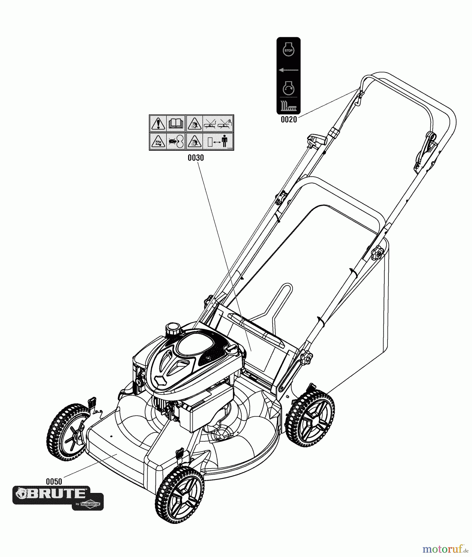 Murray Rasenmäher EBTP22675HWEX (7800879) - Brute 22