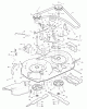 Murray 38710A - 38" Lawn Tractor (1998) Ersatzteile Mower Housing