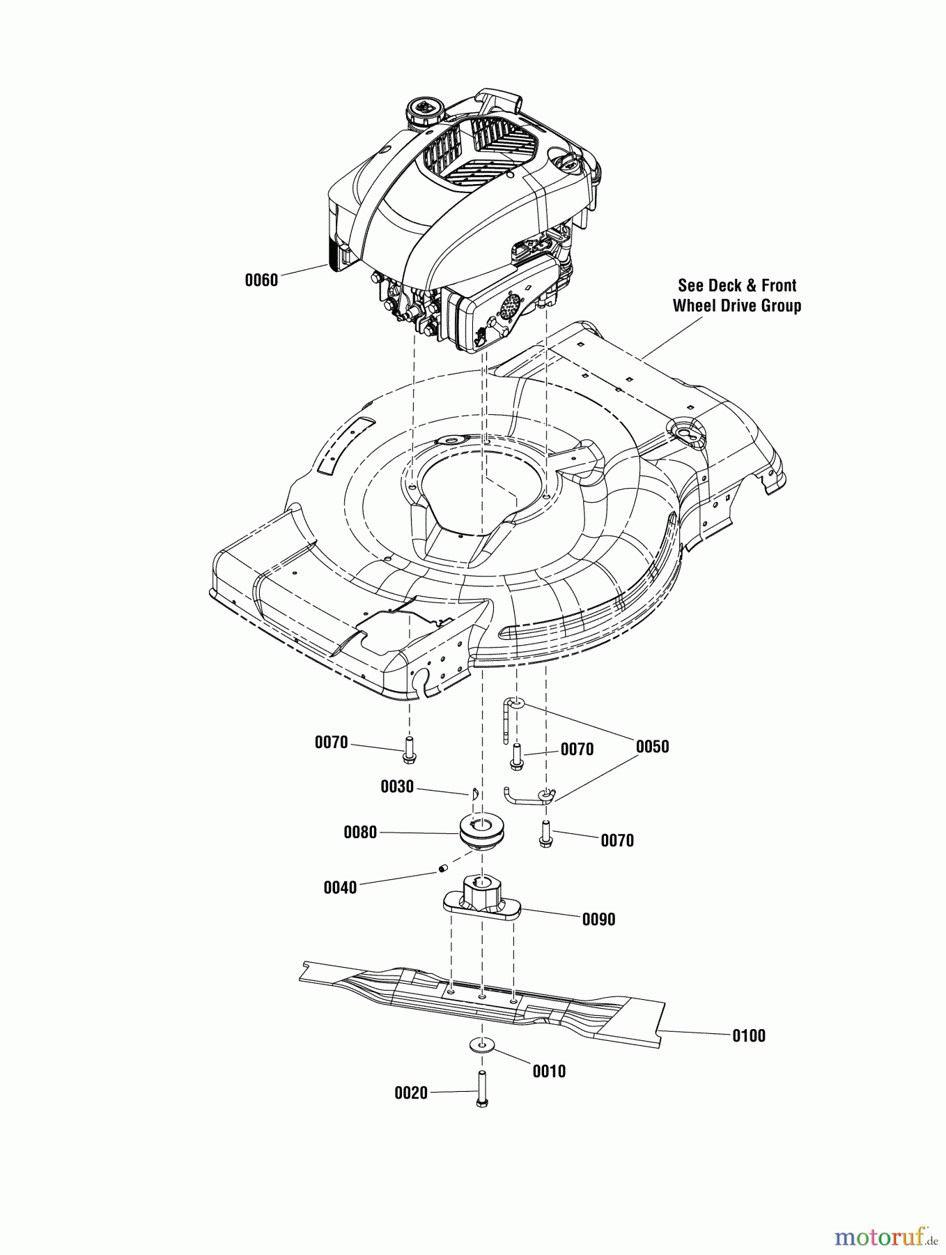 Murray Rasenmäher JS28 (7800824) - John Deere 22