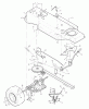 Murray 38710A - 38" Lawn Tractor (1999) Ersatzteile Motion Drive