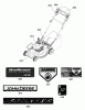 Murray JS36 (7800808) - John Deere 22" Walk-Behind Mower (2011) Ersatzteile Decals Group (7502365)