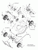 Murray JS36 (LP7800575) - John Deere 22" Walk-Behind Mower (2010) Ersatzteile Group, Wheels, RWD, Single Point HOC