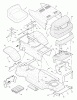 Murray 38710B - 38" Lawn Tractor (2000) Ersatzteile Chassis & Hood