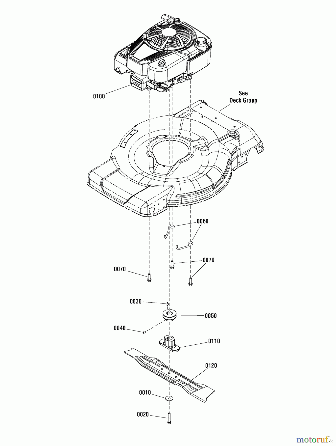 Murray Rasenmäher JS48S (7800863) - John Deere 22