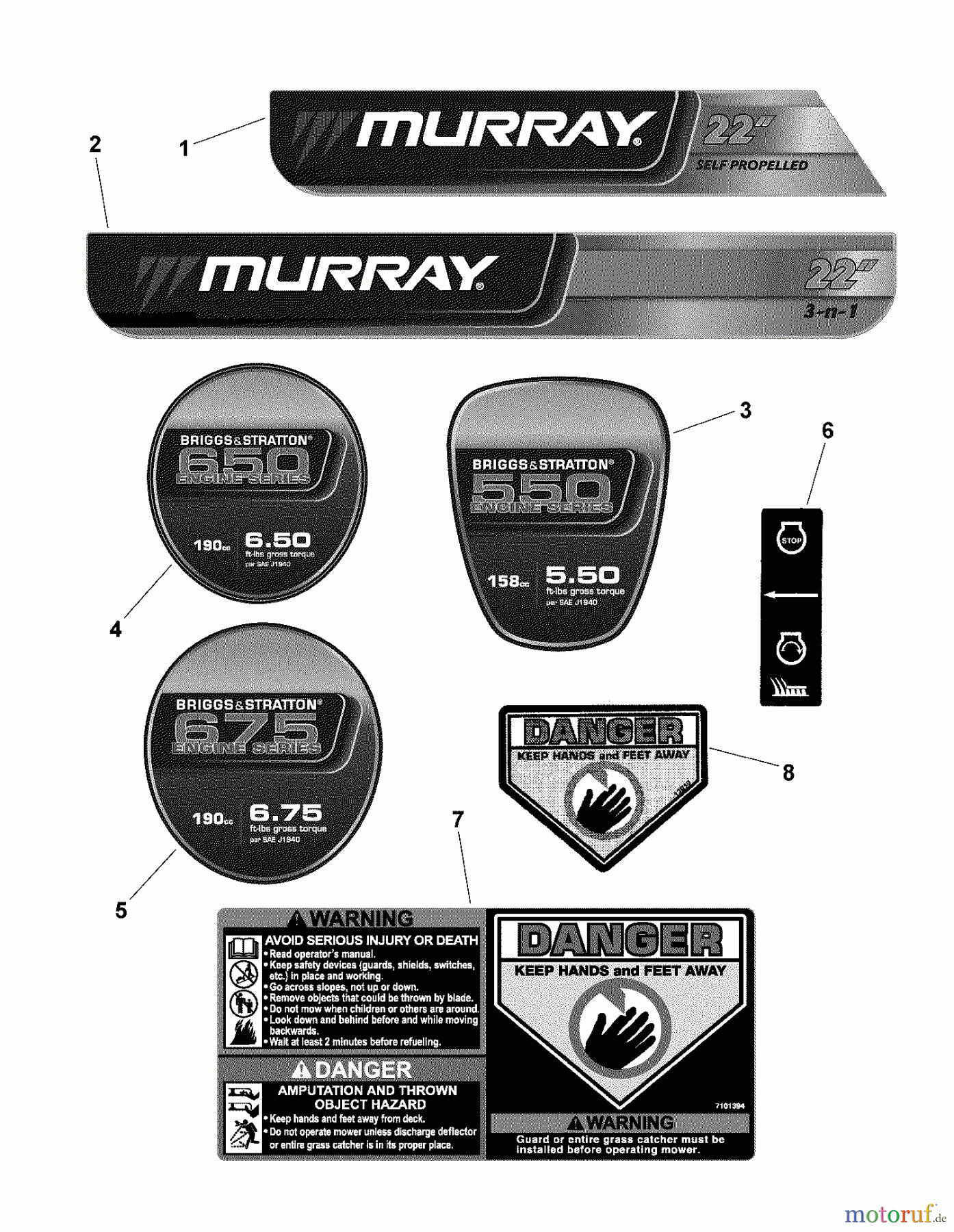 Murray Rasenmäher MP22675HW (7800456) - Murray 22