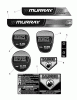 Murray MP2265 (7800455) - 22" Walk-Behind Mower (2010) Ersatzteile Decals